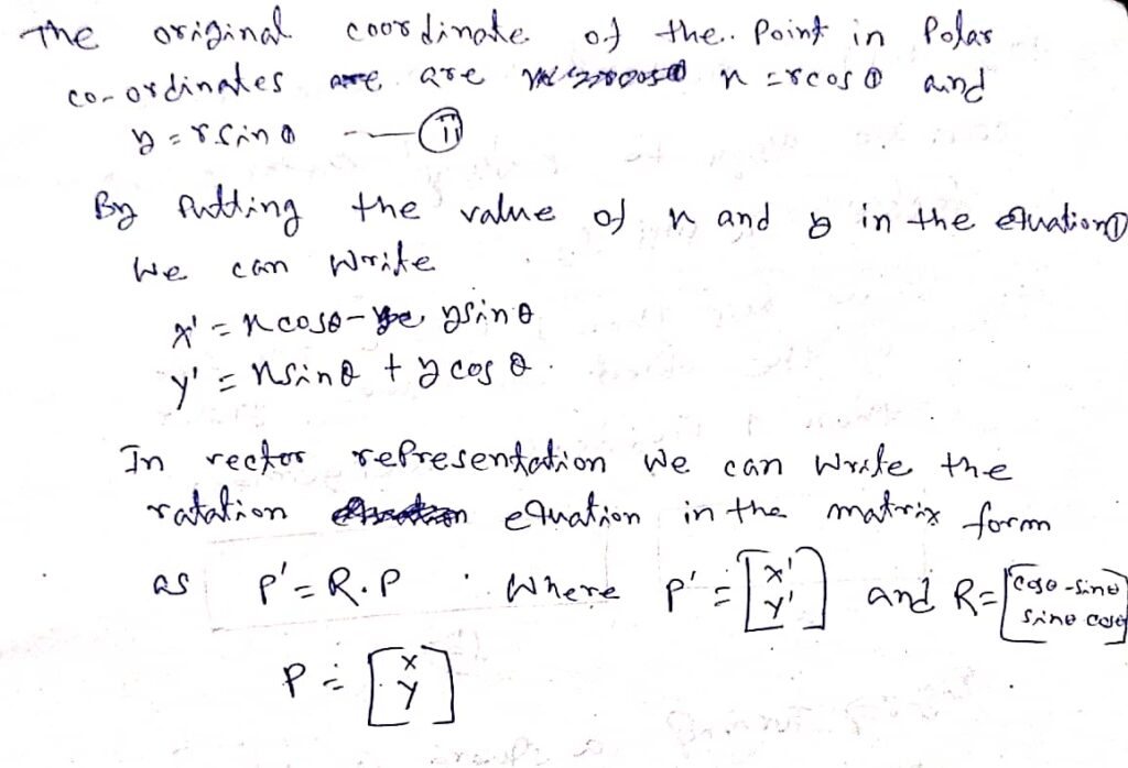 Translation v2 Random scan or vector scan display